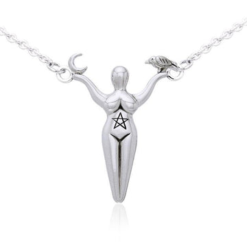 Wiccan Goddess Pentacle Necklace TNC262 - Jewelry